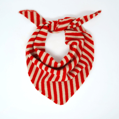 Neckerchief - Oatmeal/Poppy
