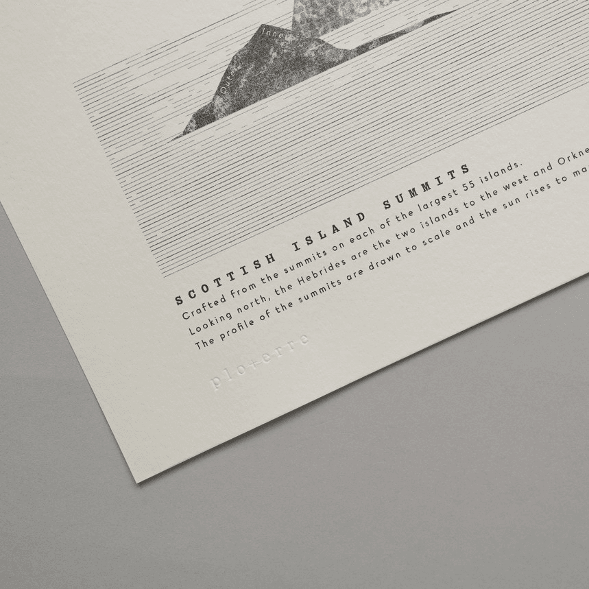 Scottish Island Summits - A4 Risograph - Image 4