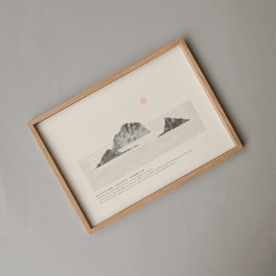 Scottish Island Summits - A4 Risograph