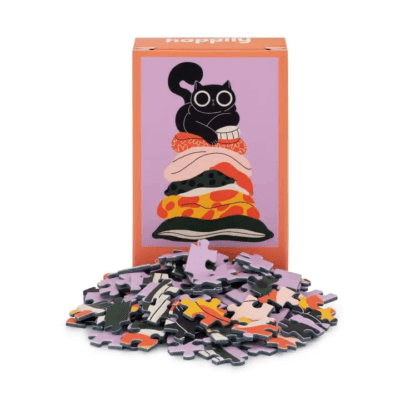 Pillow Cat - 99 Piece Mini Jigsaw Puzzle