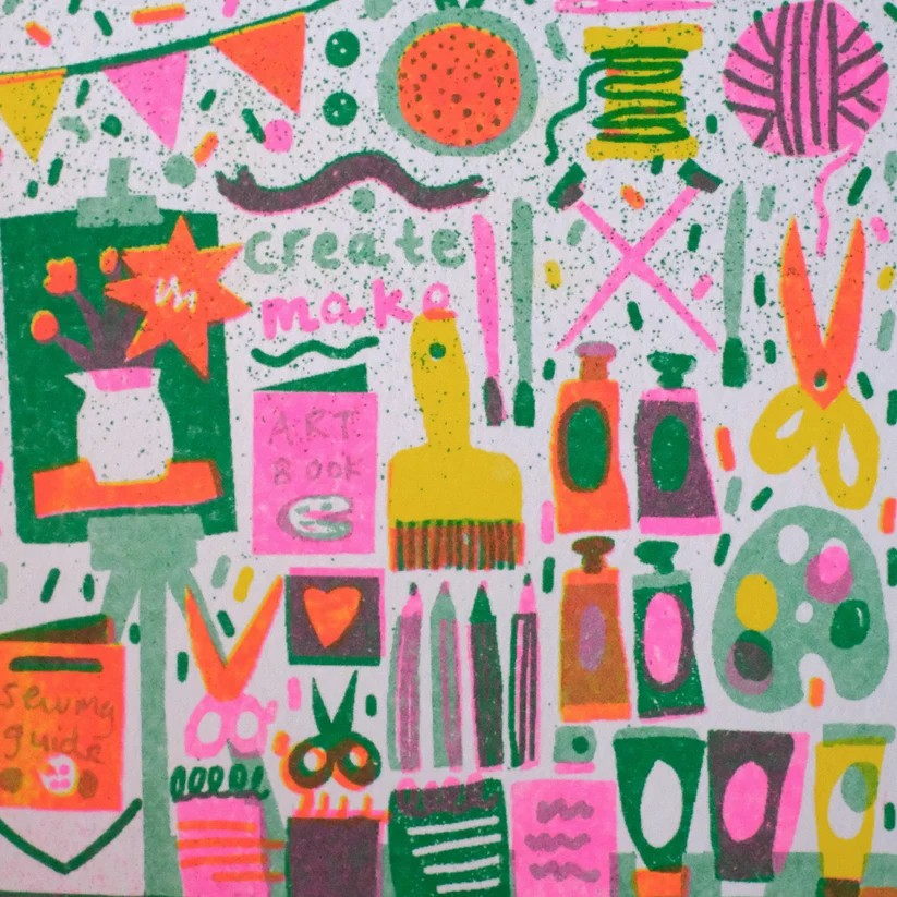 Arts & Craft Shop A4 Risograph - Image 3