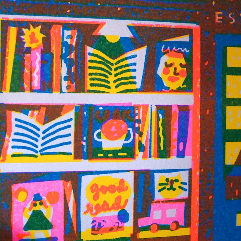 Book Shop A4 Risograph - Image 3