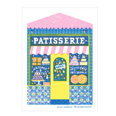 Patisserie Shop A4 Risograph