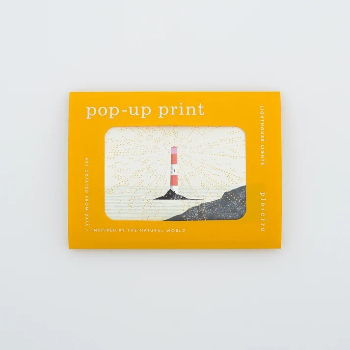 A6 Pop Up Print - Lighthouse Light