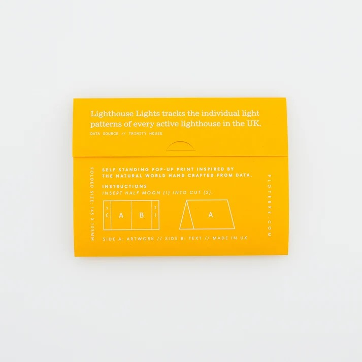 A6 Pop Up Print - Lighthouse Light - Image 4