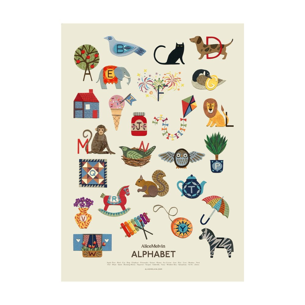 Alice Melvin A-Z Poster
