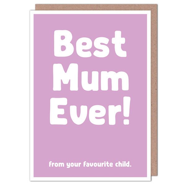 Best Mum from Favourite Child by The Spork Collection