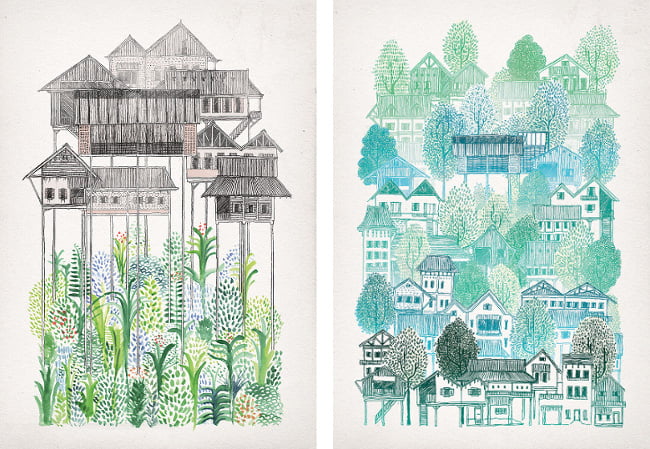 Help build schools in Cambodia by buying a David Fleck print!