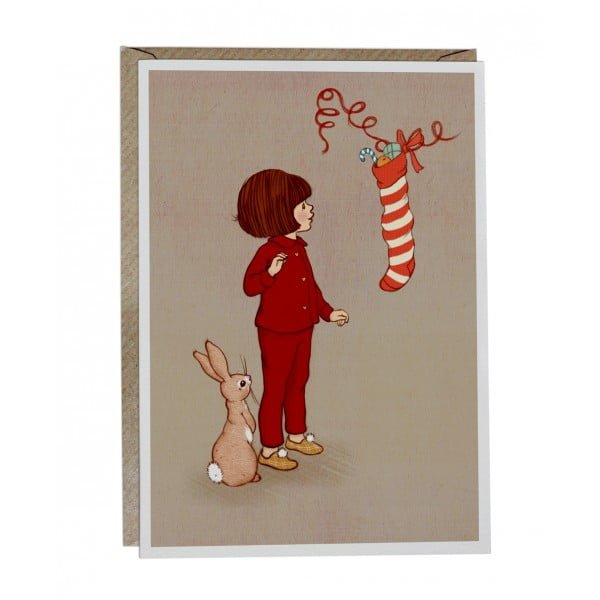 Christmas Stocking Card | The Red Door Gallery