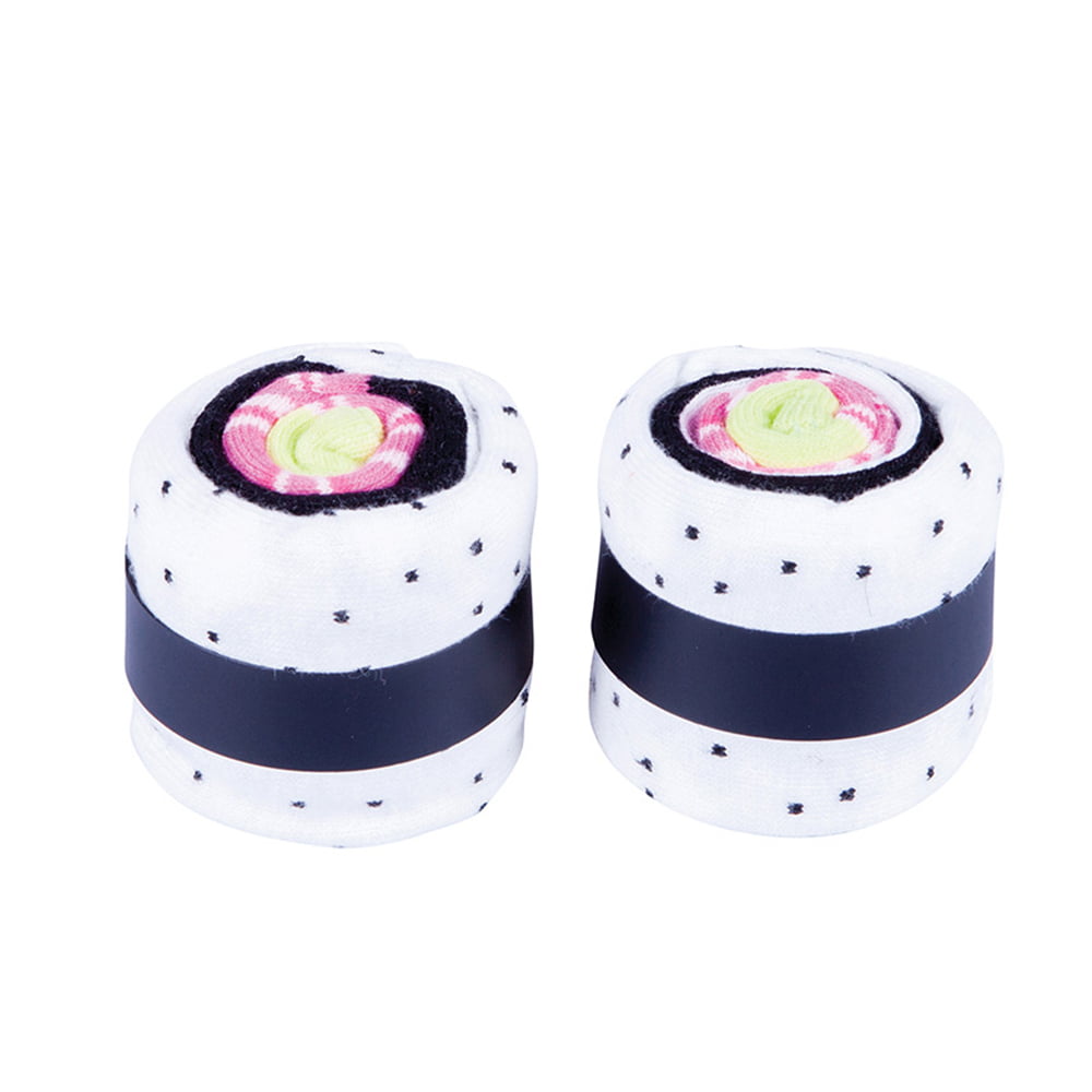 sushi socks, maki sock, graphic prints, omelette roll, california roll, salmon, tuna, DOIY
