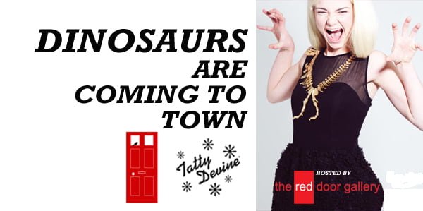 This Saturday!  Tatty Devine Giant Dinosaur Necklace Workshop