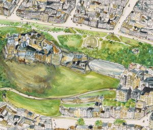 Edinburgh from the Sky