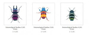 Entomological Studies prints by the lindstrom effect