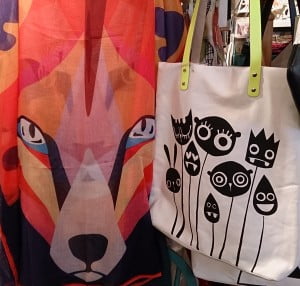 Fox and Flowers Bag