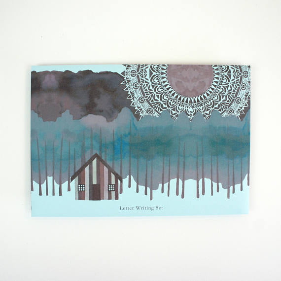 Letter writing set packaging