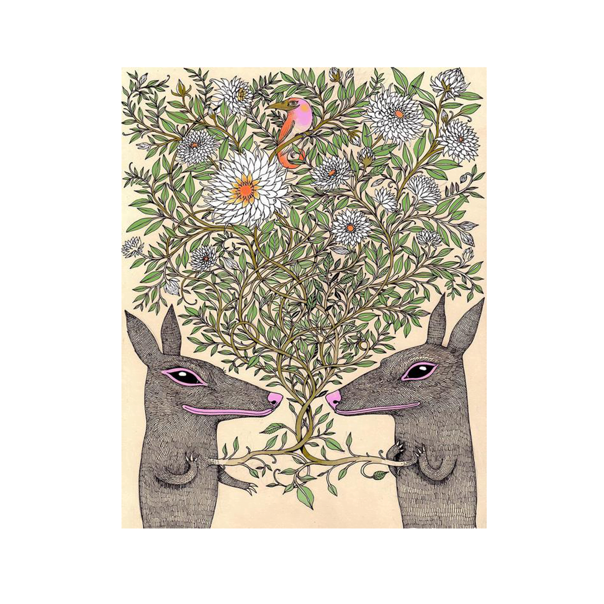 Love Is A Flower A4 Print - Image 2