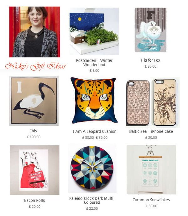 Nicky’s Christmas Gift Ideas