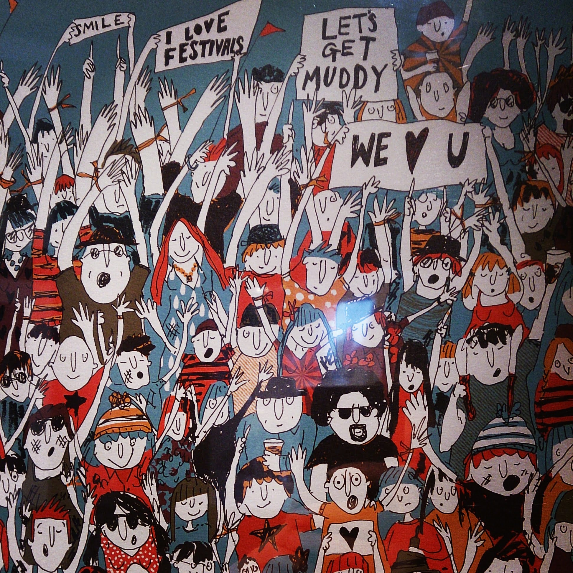 Let’s Get Muddy #Glastonbury Print