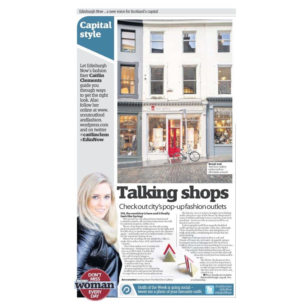 Have your look styalised & snapped today @GrassmarketEdin @caitlinclem #edinstyle #EdinNow