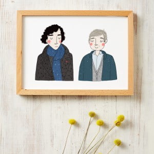 Sherlock and Watson Print