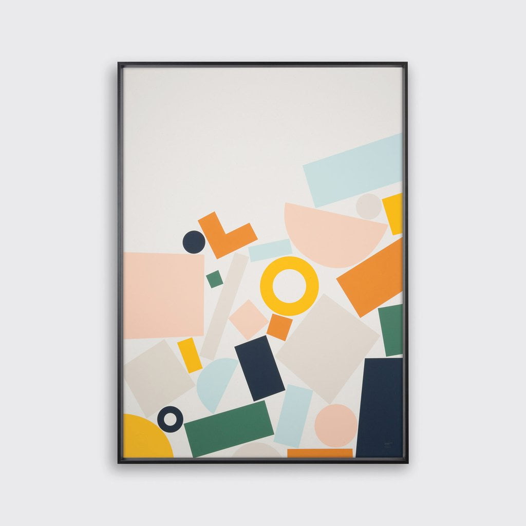 Stack limited edition Screen Print by Tom Pigeon