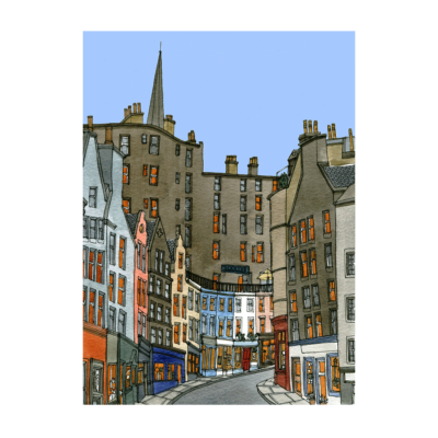 Victoria Street A4 Print by AM