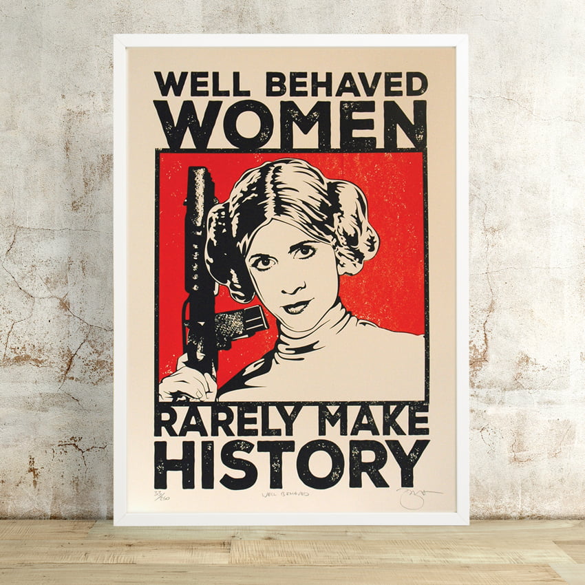 Well Behaved Woman by Barry Bulsara, Star Wars, Princess Leiia