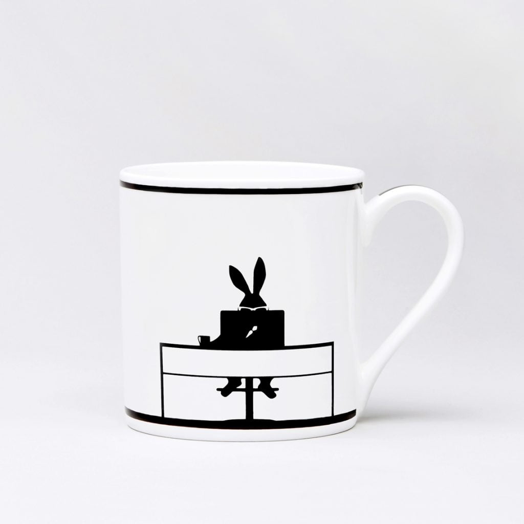 Working Rabbit Mug by Ham