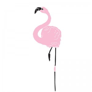 big flamingo by susie wright