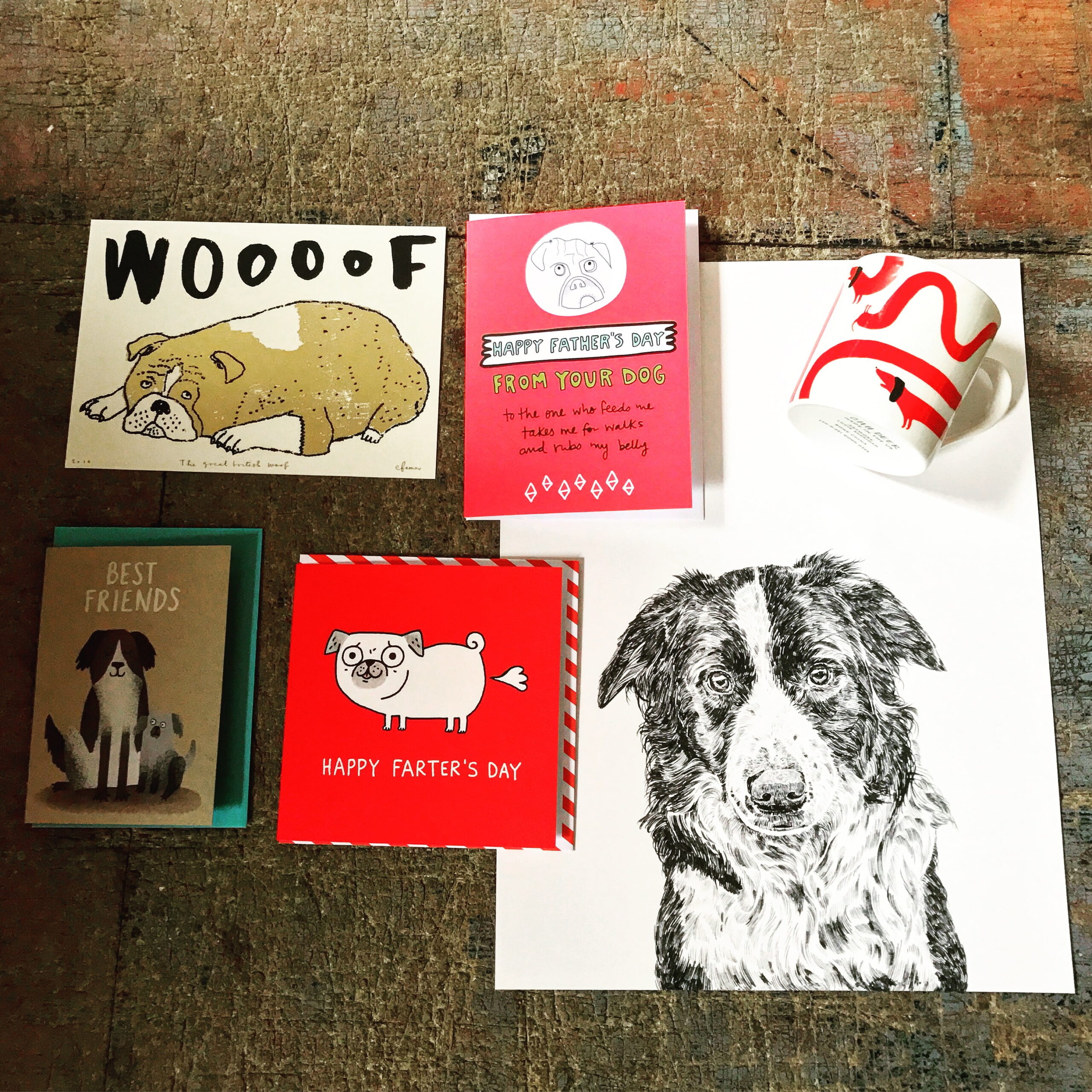 purrfect companion....Woof Blog at The Red Door Gallery