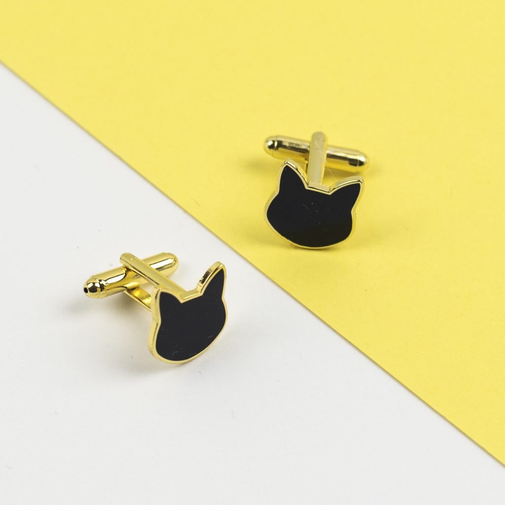 cat cufflinks