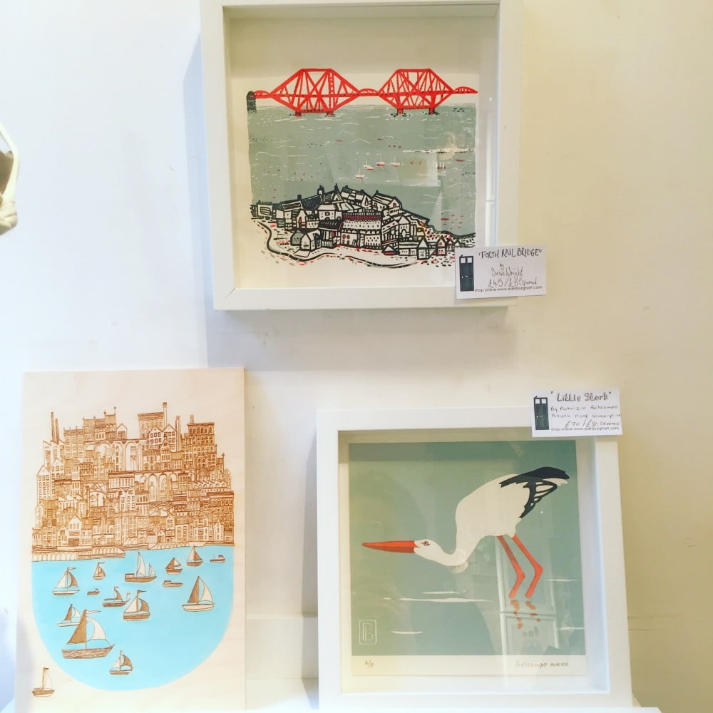 our fair city, edinburgh, seaside, birds, boats, forth rail bridge