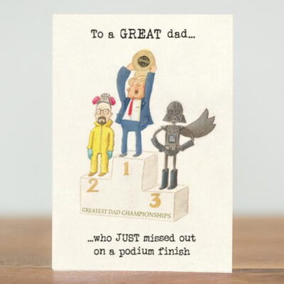 Great Dad Podium Card